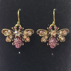Honey Bee Sparkling Earrings